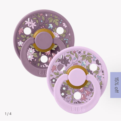 BIBS x LIBERTY Baby Blue Mix Chamomile Lawn Pacifiers – Bibsworld store US