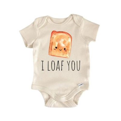 Bread Baking Loaf Baker Newborn Baby Onesie® Bodysuit GS1