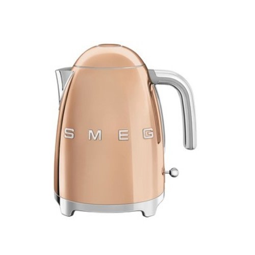 Smeg Electric Kettle 1.7L Prevents Empty Firing Pot Rose Gold