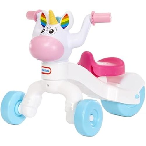 Little Tikes Go & Grow Unicorn Indoor & Outdoor Ride-On Scoot for Preschool Kids Toddlers and Children to Develop Motor Skills for Boys Girls Age 1-3 Years, Large