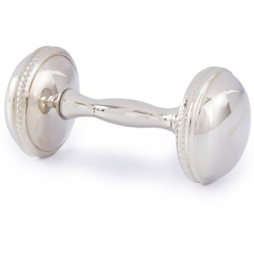 Silver Baby Rattle