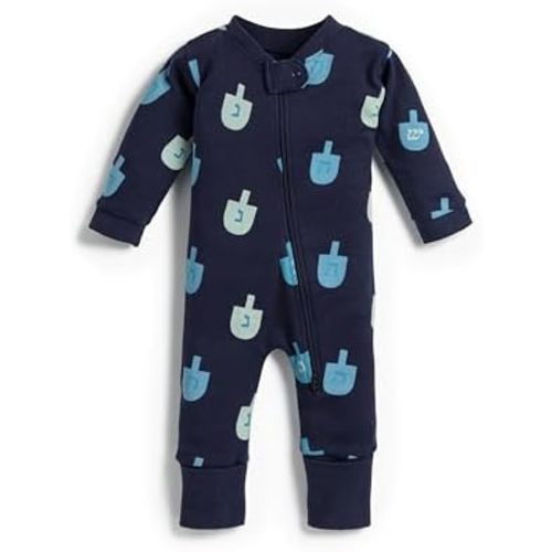 MONICA + ANDY One Piece Baby Pajamas, 100% Organic Baby Clothes for Girls and Boys, Sizes For Newborn and Infant