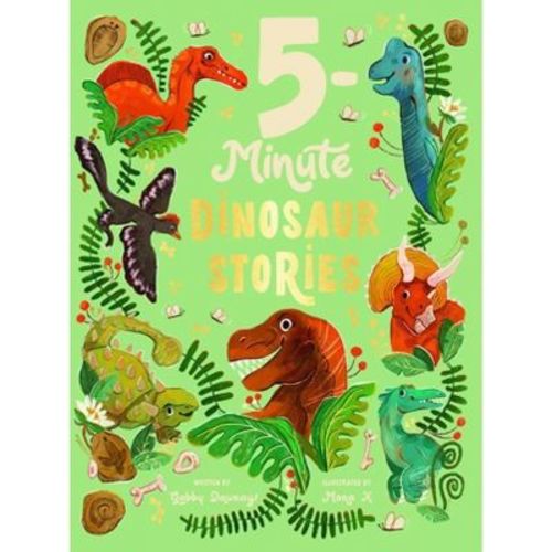 5-Minute Dinosaur Stories - by Gabby Dawnay (Paperback)