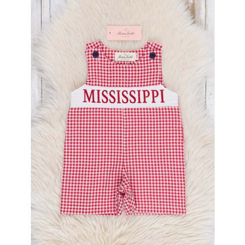 Mississippi Smocked Gingham Johnny