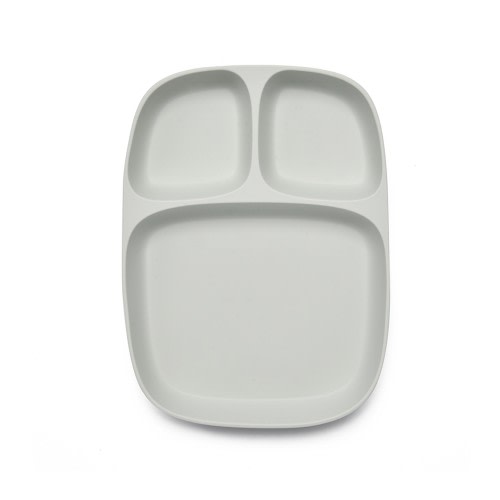 Little Rawr Silicone Food Tray Retangle Pale Aqua