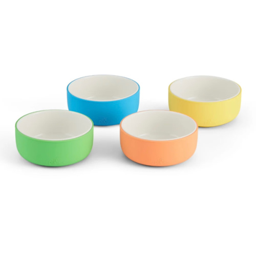 Porcelain Bowl with Silicone Sleeves