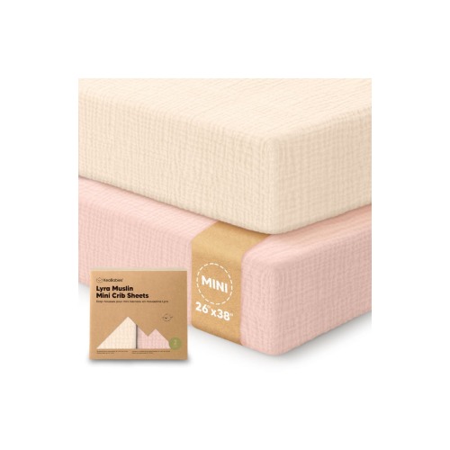 2-Pack Lyra Muslin Mini Crib Sheets