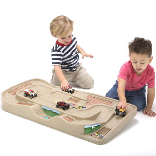 Simplay3 Carry and Go Track Table for Play Cars, Trucks, and Trains