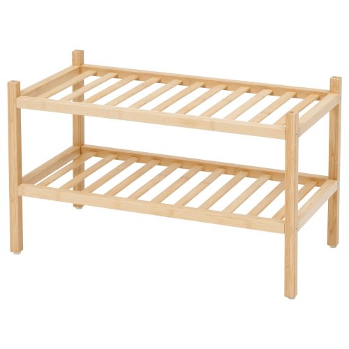 VASSKÄR Shoe rack - bamboo 60 cm (23 5/8 ")