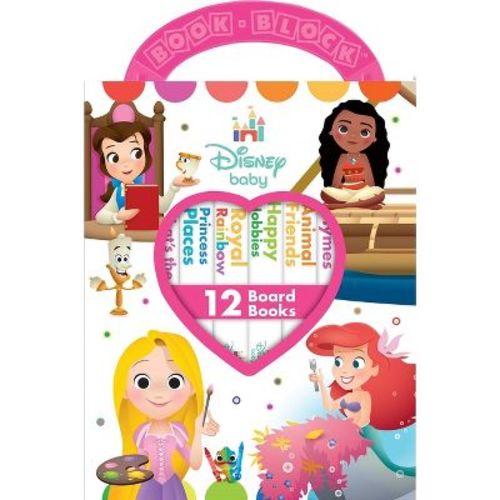Disney Baby Princess - My First Library 12 Board Book Block Set - by Phoenix