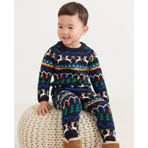 Baby Holiday Sweater & Leggings Set