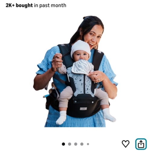 Amazon.com: Baby Carrier, MOMTORY Safety-Certified 6-in-1 Baby Carrier Newborn to Toddler, Adjustable Detachable Infant Baby Hip Seat Carrier for 7-50lbs, All Seasons, Perfect for Shopping Travelling : Baby