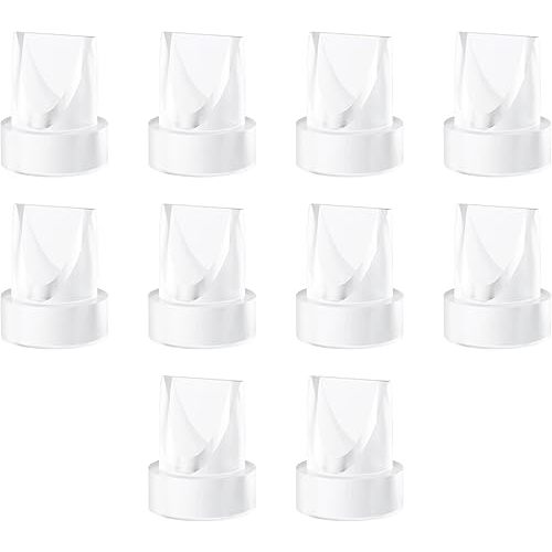 10PCS Duckbill Valves Compatible with Momcozy M5/M6/V1/V1 Pro/V2/V2 Pro, Breast Pump Replacement Parts Accessories for Momcozy Pump,10PCS