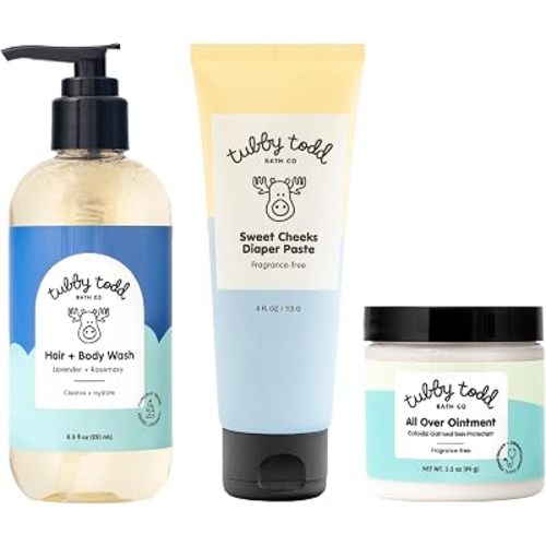 Tubby Todd Baby Bundle Newborn Skin Care Set
