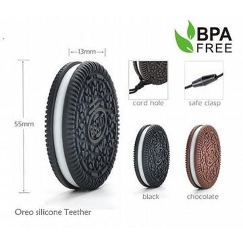 Haakaa Silicone Cookie Teether - Black 1 pk – Haakaa USA