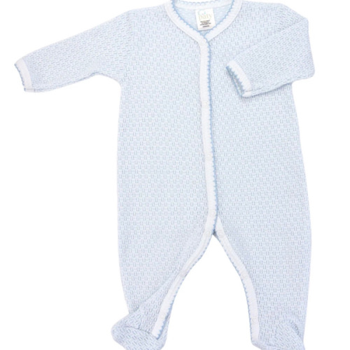 Paty Knit Solid Color Footie