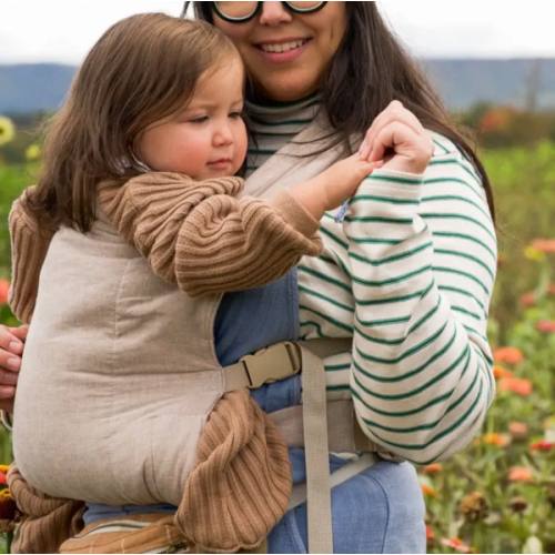 Tan Buckle Baby Carrier | Ergonomic Soft Structured Carrier