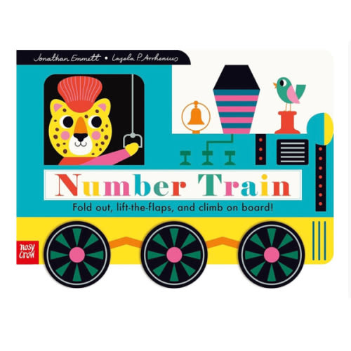 Number Train: Fold Out, Lift-the-Flaps, and Climb on Board!