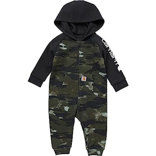 baby-boys Long-sleeve Zip-front Hooded Coverall