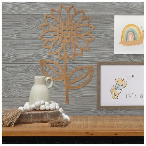 Flower Cutout Wood Wall Decor