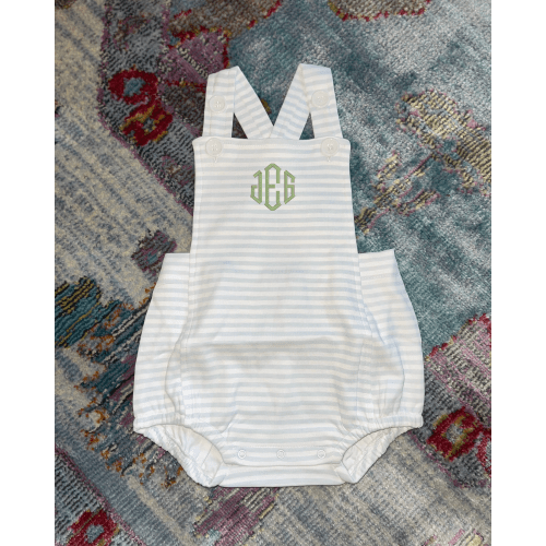 Boys Stripped Bubble Romper