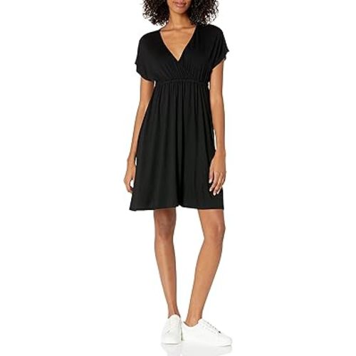 Amazon Essentials Women's Surplice Dress (Available in Plus Size)