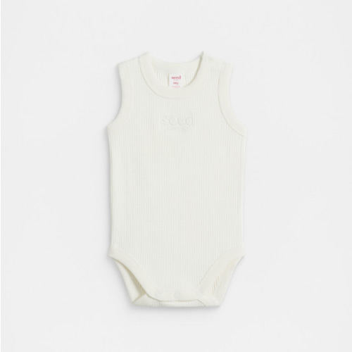 Logo Tank Bodysuit | Soft Blue | Seed Heritage