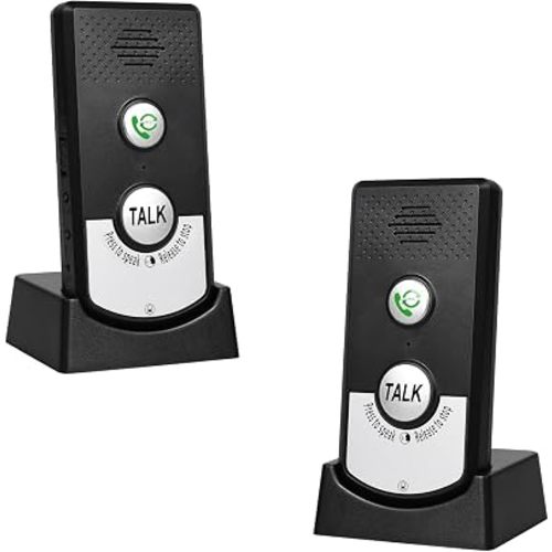 2 Way Wireless Intercom for Home Hospital Hotel,1000m Range Indoor Intercoms Wireless