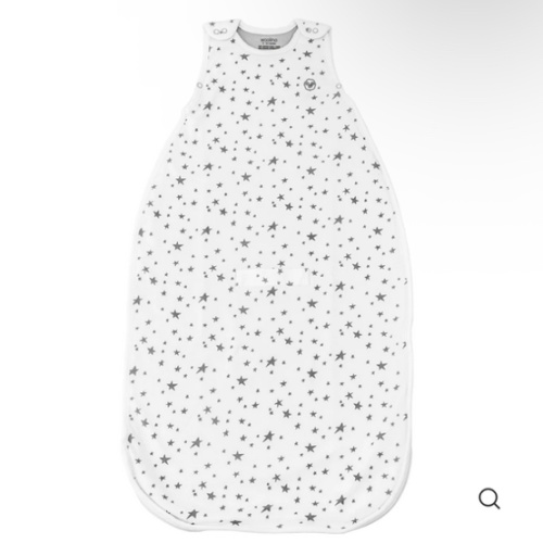 4 Season® Ultimate Baby Sleep Bag, Merino Wool & Organic Cotton, Star White