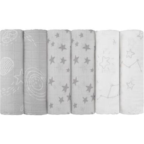 GREY Muslin Swaddle Blankets