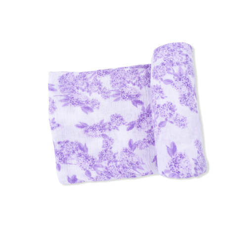 Muslin Swaddle, Lilac Floral
