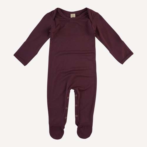 long sleeve lap neck footie | huckleberry | bamboo – kate quinn