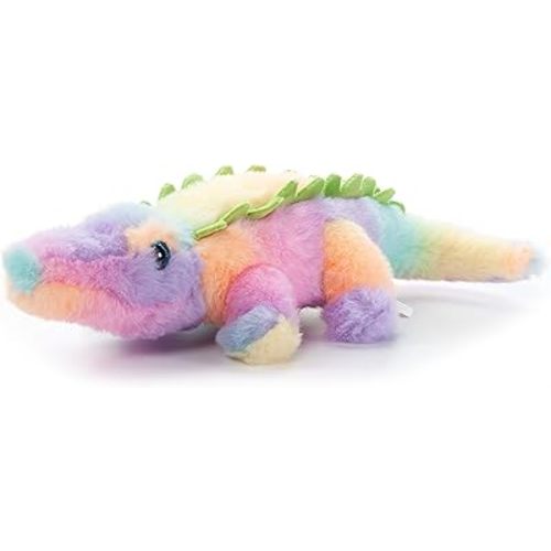 The Petting Zoo Alligator Stuffed Animal Plushie, Ombrez Animals, Rainbow Alligator Plush Toy 15 inches