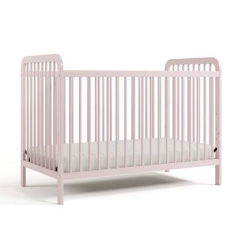 Storkcraft Pasadena 3-in-1 Convertible Crib Blush