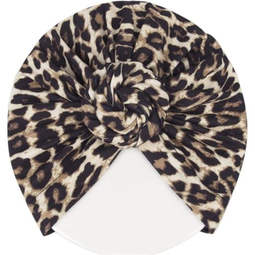Donuts Baby Hats Girls Turban Knot Infant Leopard Headdress,Toddler Turban Cap Wraps Hat.(LDZ65)