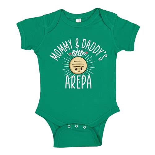 Mommy and Daddy's Little Arepa Funny Latino Baby Bodysuit One Piece or Toddler Shirt Newborn Venezuela Colombia Outfit