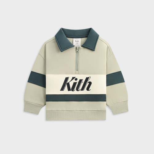 Kith Baby Nelson Quarter Zip Rugby - Pacify 12-18 months