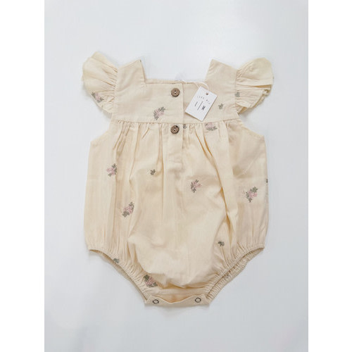 Amelia Ruffle Sleeve Romper