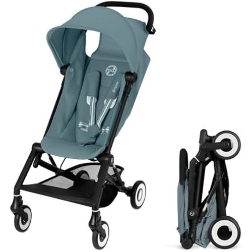 Cybex AGIS Ultra Compact and Lightweight Travel Stroller - Stormy Blue