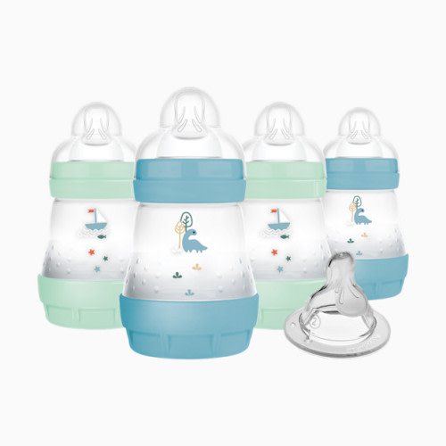 Easy Start Anti-Colic Baby Bottle (4 Pack) - Blue / Teal