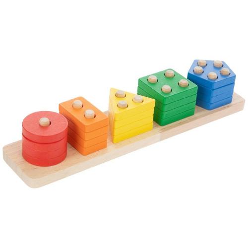 Sorting & Stacking Wooden Shapes