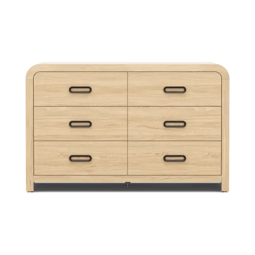 Drew & Jonathan Kids Hidden Hills Light Oak Wood Dresser | Rooms to Go