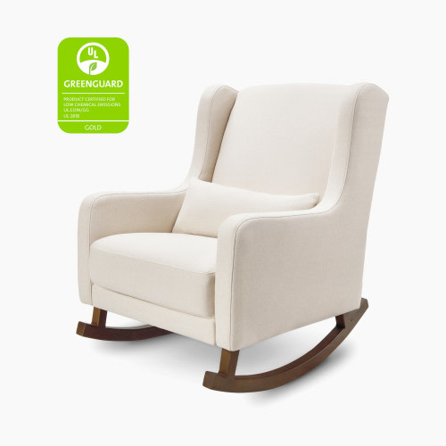 babyletto Kai Rocker Chair - Performance Natural Eco Twill/Dark Legs