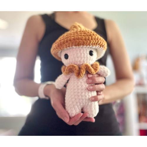 Mushroom boys and girls doll, made to order mushroom plushie