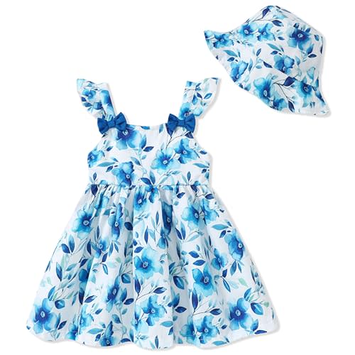 DeeFant Baby Girl Dress Newborn Girls Summer Boho Dresses Infant Sleeveless Flower Sundress Todddler Baby Clothes