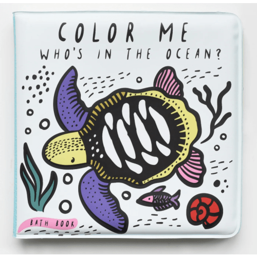 Wee Gallery Color Me: Who's in the Ocean? Bath Book