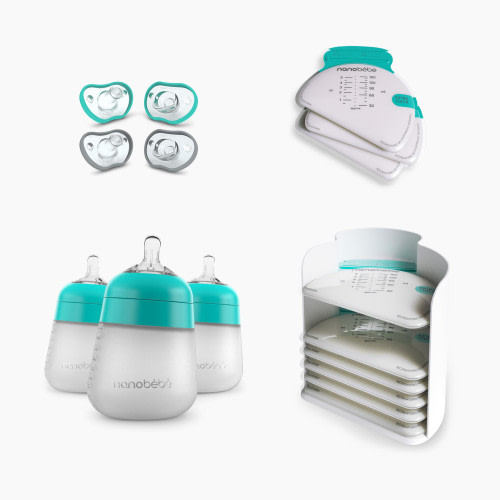 Nanobebe Registry Essentials Bundle - Teal