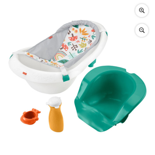 Fisher-Price 4-in-1 Sling ‘N Seat Tub Baby to Toddler, Rigid Baby Bathtubs, Whimsical Forest - Walmart.com