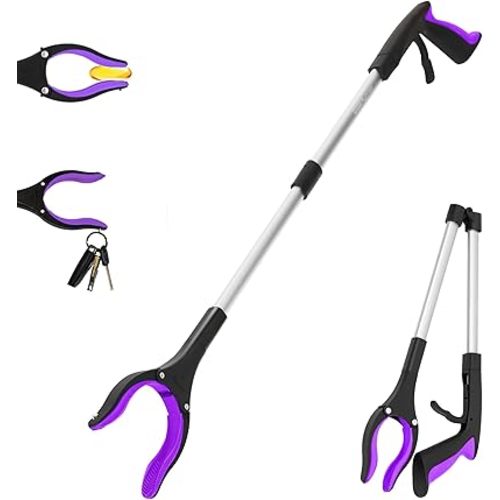 Grabber Reacher Tool - 32” Heavy Duty Pick Up Stick Grabbers, C section Surgery Recovery