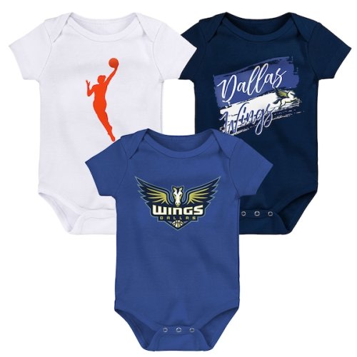 Newborn Dallas Wings Outerstuff Destiny 3-Piece Creeper Set